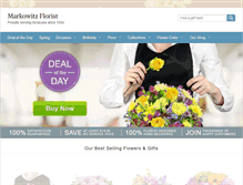 Tablet Screenshot of davisfloristonline.com